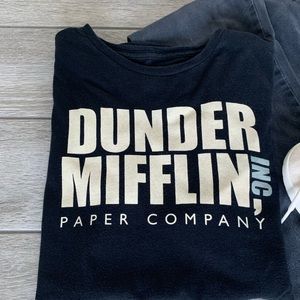 NOT FOR SALE ***Dunder Mifflin Paper Company Black T Shirt
